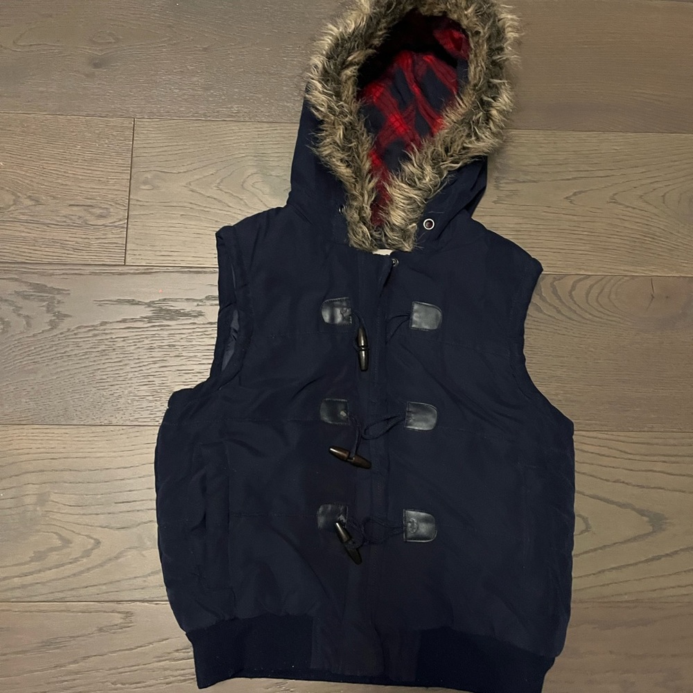 Atmosphere boys navy warm vest sz 12 GUC